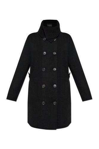 Emporio Armani Double-breasted Coat - Emporio Armani - Modalova