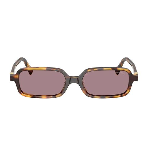 Mu 11zs Miu Regard 14l20i Havana Miele Sunglasses - Miu Miu - Modalova