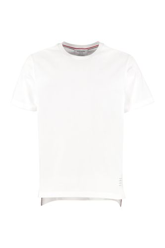 Crew-neck Cotton T-shirt - Thom Browne - Modalova