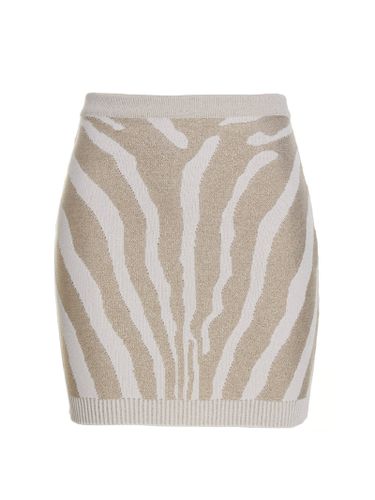 Balmain Zebra Miniskirt - Balmain - Modalova