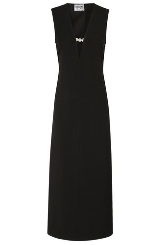 Jeans V-neck Sleeveless Dress - M05CH1N0 Jeans - Modalova