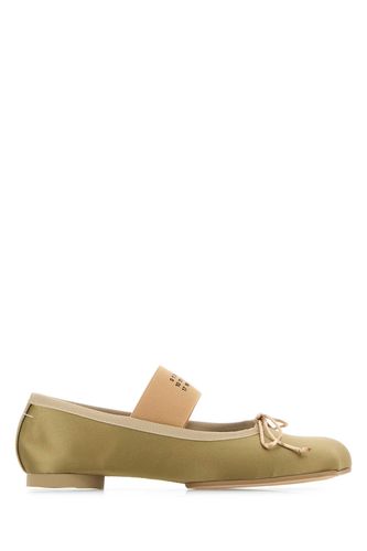 Green Polyester Ballet Flats - MM6 Maison Margiela - Modalova