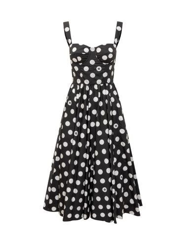 Pois Bustier Long Dress - Dolce & Gabbana - Modalova