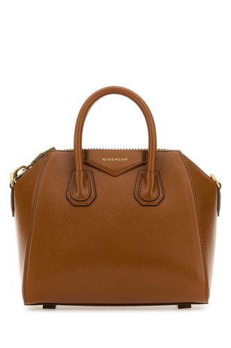 Caramel Leather Mini Antigona Handbag - Givenchy - Modalova
