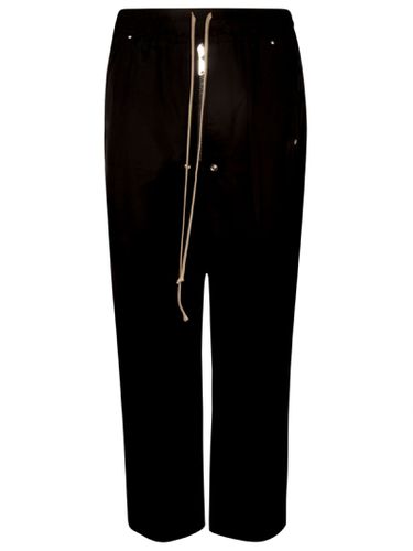 Elastic Drawstring Waist Plain Palazzo Pants - Rick Owens - Modalova