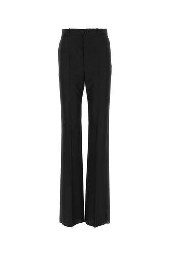 Balenciaga Black Wool Blend Pant - Balenciaga - Modalova