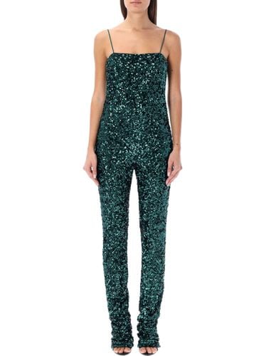 Sequin Embellished Spaghetti Straps Jumpsuit - Rotate by Birger Christensen - Modalova