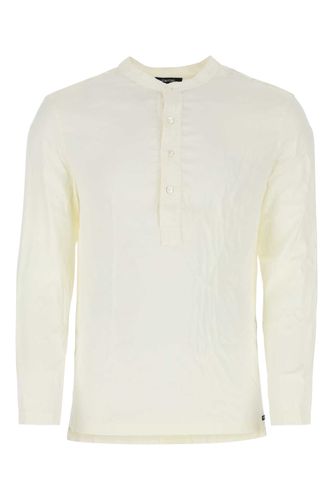 White Stretch Satin Pyjama Shirt - Tom Ford - Modalova