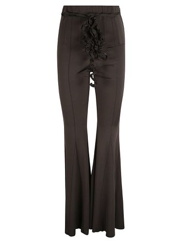 Tie Waist Flare Trousers - Rotate by Birger Christensen - Modalova