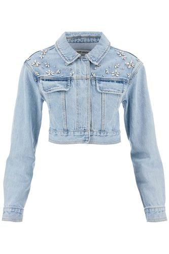 Cropped Denim Jacket For Women - self-portrait - Modalova