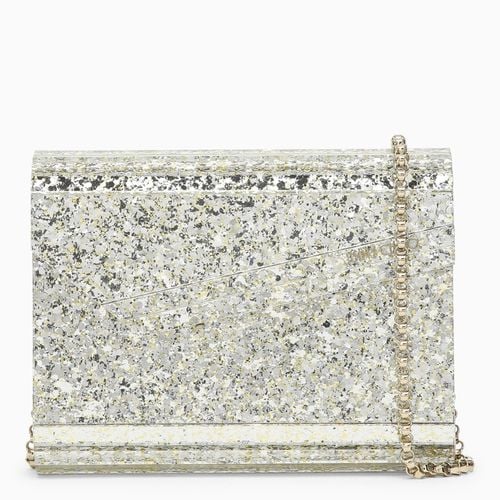 Champagne-coloured Candy Clutch - Jimmy Choo - Modalova