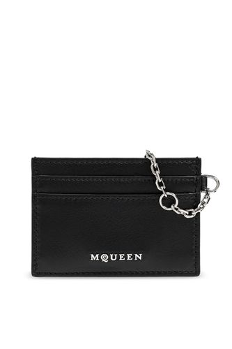 Sling Card Holder In And Silver - Alexander McQueen - Modalova