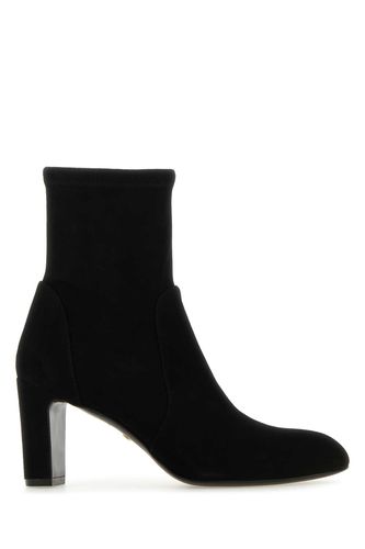 Black Suede Vida Ankle Boots - Stuart Weitzman - Modalova