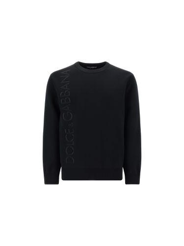 Black Wool Blend Sweater - Dolce & Gabbana - Modalova