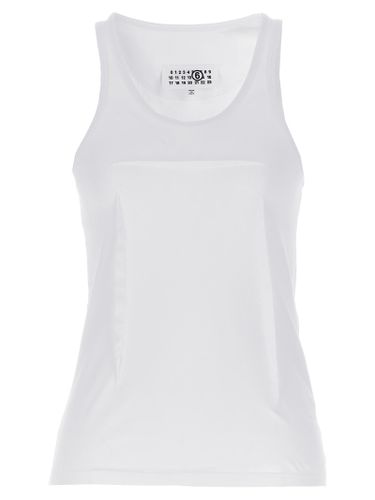 Tank Top With Ruffles - MM6 Maison Margiela - Modalova