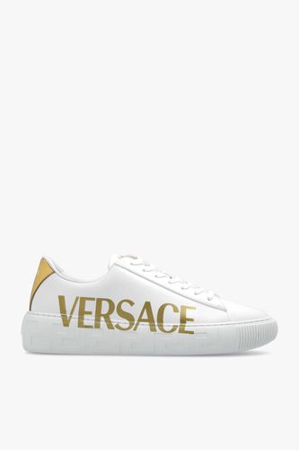 Versace Sneakers With Logo - Versace - Modalova