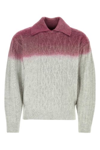 Two-tone Stretch Acrylic Blend Sweater - Ader Error - Modalova