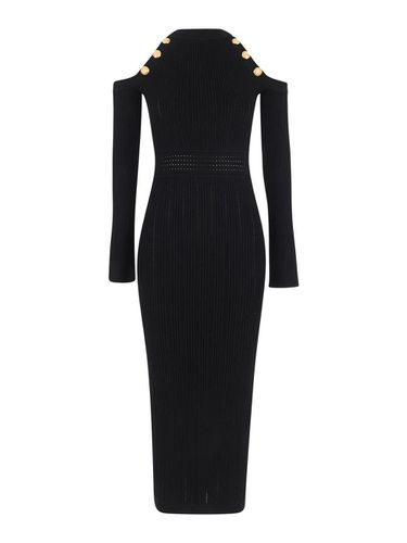 Balmain Knitted Midi Dress - Balmain - Modalova