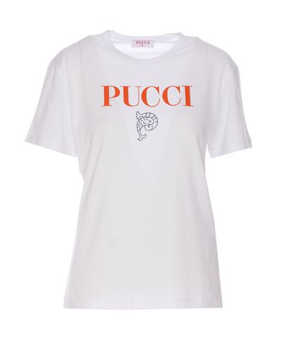 Pucci Logo T-shirt - Pucci - Modalova