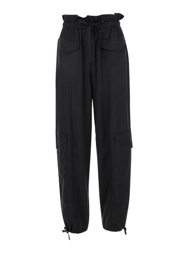 Ganni Satin Cargo Pants - Ganni - Modalova