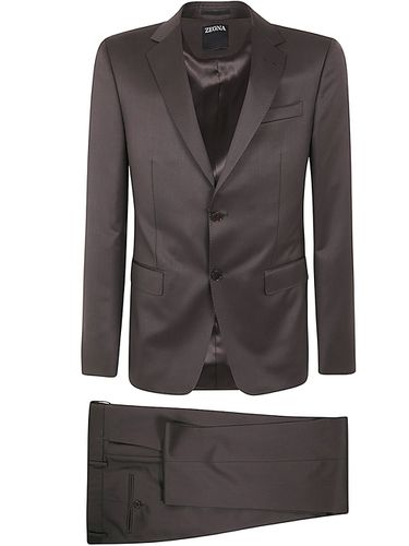 Zegna Wool And Mohair Suit - Zegna - Modalova