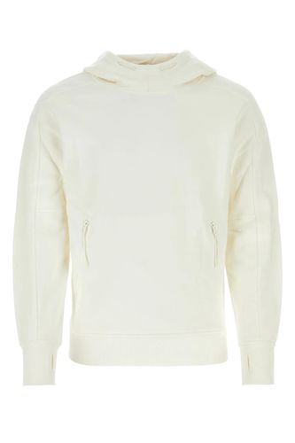 C. P. Company White Cotton Sweatshirt - C.P. Company - Modalova