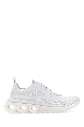 White Tech Knit Nima Sneakers - Ferragamo - Modalova