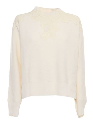 Embroidered T-shirt - Ermanno Ermanno Scervino - Modalova