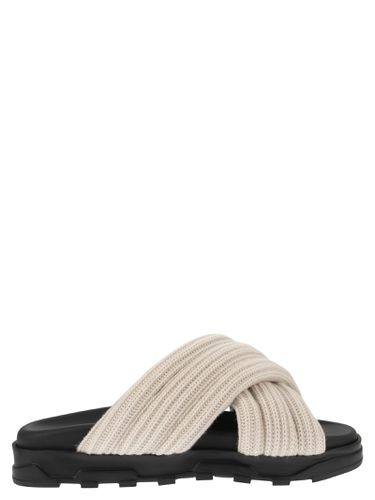 Sandal With Merino Wool Bands - Fabiana Filippi - Modalova