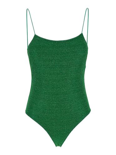 Lumière Maillot Swimsuit With Open Back In Lurex Woman - Oseree - Modalova