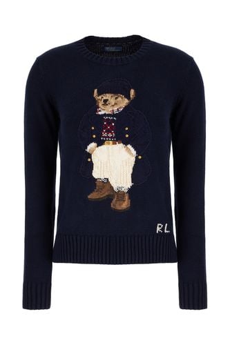 Midnight Blue Cotton Sweater - Polo Ralph Lauren - Modalova