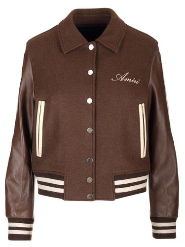 AMIRI bones Varsity Jacket - AMIRI - Modalova