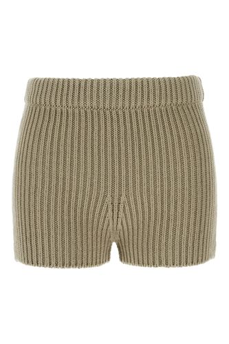 Khaki Green Stretch Cotton Blend Acceso Shorts - Max Mara - Modalova