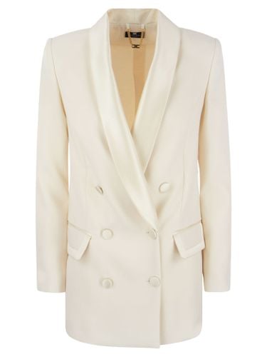 Crêpe De Chine Jacket - Elisabetta Franchi - Modalova