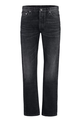 Tapered Jeans With Applique - Off-White - Modalova