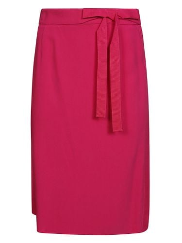 Redvalentino Zip Detailed Stretched Skirt - RED Valentino - Modalova