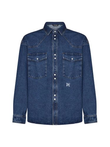 Palm Angels Denim Shirt - Palm Angels - Modalova