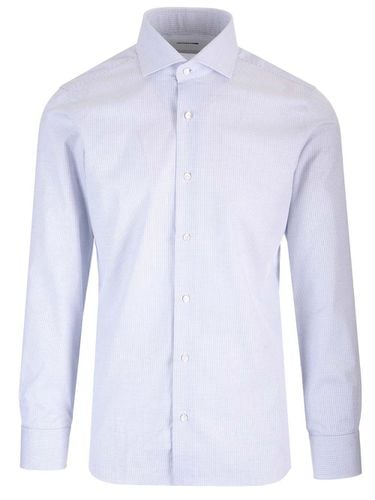 Barba Napoli Micro Checked Shirt - Barba Napoli - Modalova