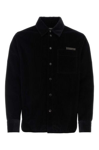 Midnight Blue Corduroy Shirt - Bottega Veneta - Modalova