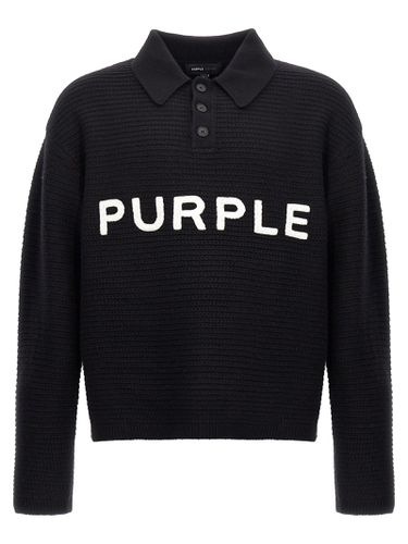 Logo Embroidery Sweater - Purple Brand - Modalova