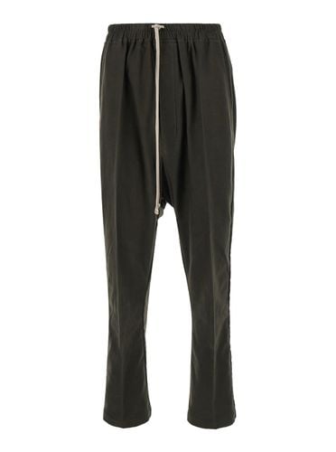 Drop-crotched Pants With Drawstring In Cotton Man - Rick Owens - Modalova