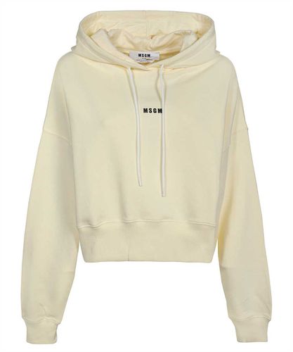 MSGM Cotton Hoodie - MSGM - Modalova