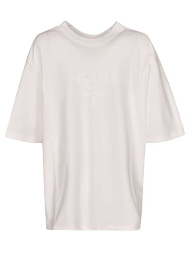 Prada Oversized Round Neck T-shirt - Prada - Modalova