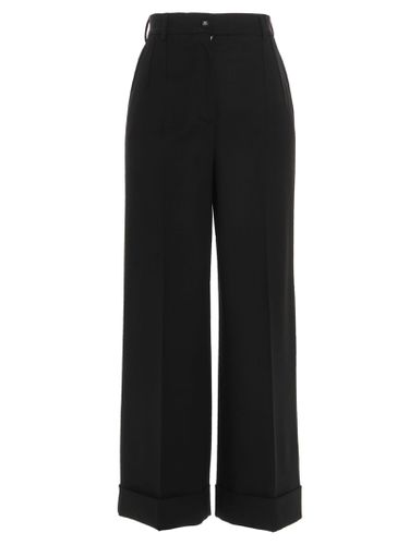 High Waist Buttoned Trousers - Dolce & Gabbana - Modalova