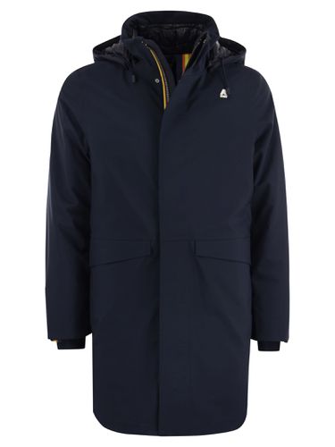 Thomal Bonded Padded - Long Padded Jacket With Hood - K-Way - Modalova