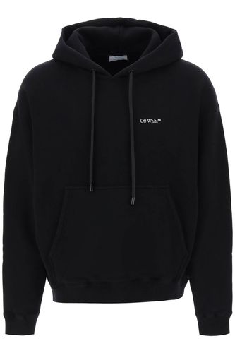 Hoodie With Back Arrow Print - Off-White - Modalova