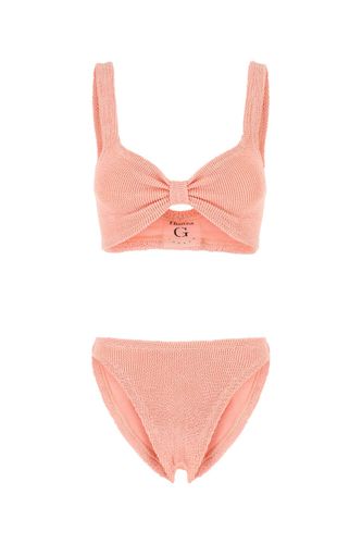 Salmon Stretch Nylon Bonnie Bikini - Hunza G - Modalova