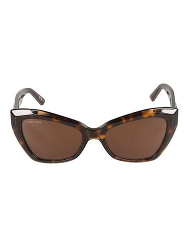 Flame Effect Butterfly Frame Sunglasses - Balenciaga Eyewear - Modalova