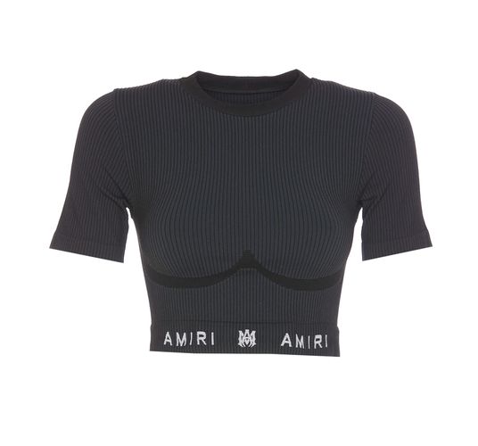 AMIRI Ma Ribbed Seamless Top - AMIRI - Modalova