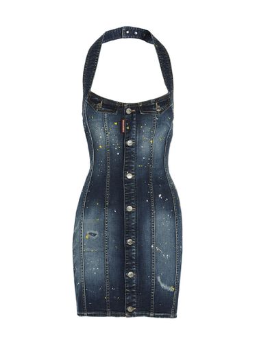 Dsquared2 Sequin Spots Denim Dress - Dsquared2 - Modalova